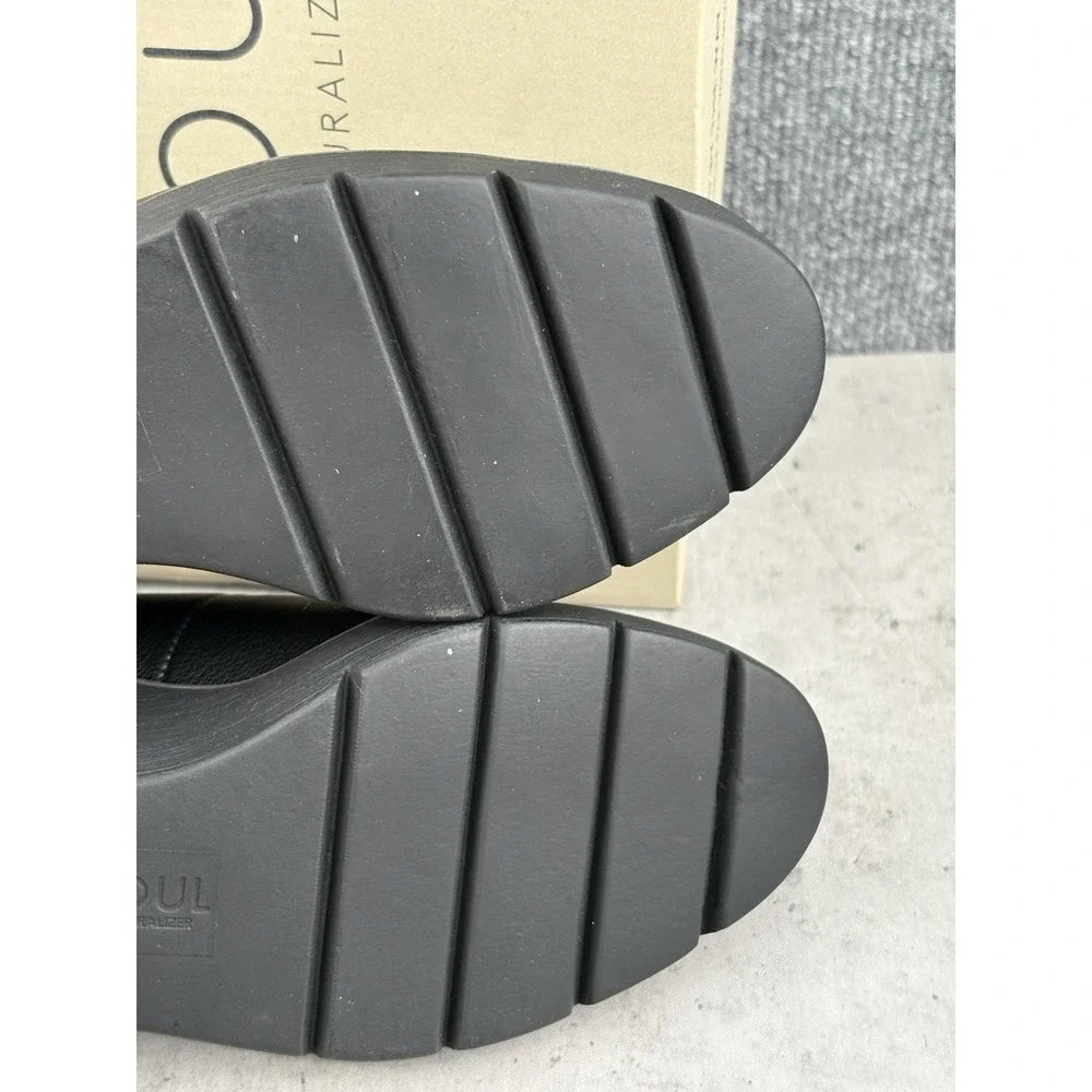 Soul Naturalizer  About Time  Black Closed Toe Wedge Pumps Size 7.5 Wide New